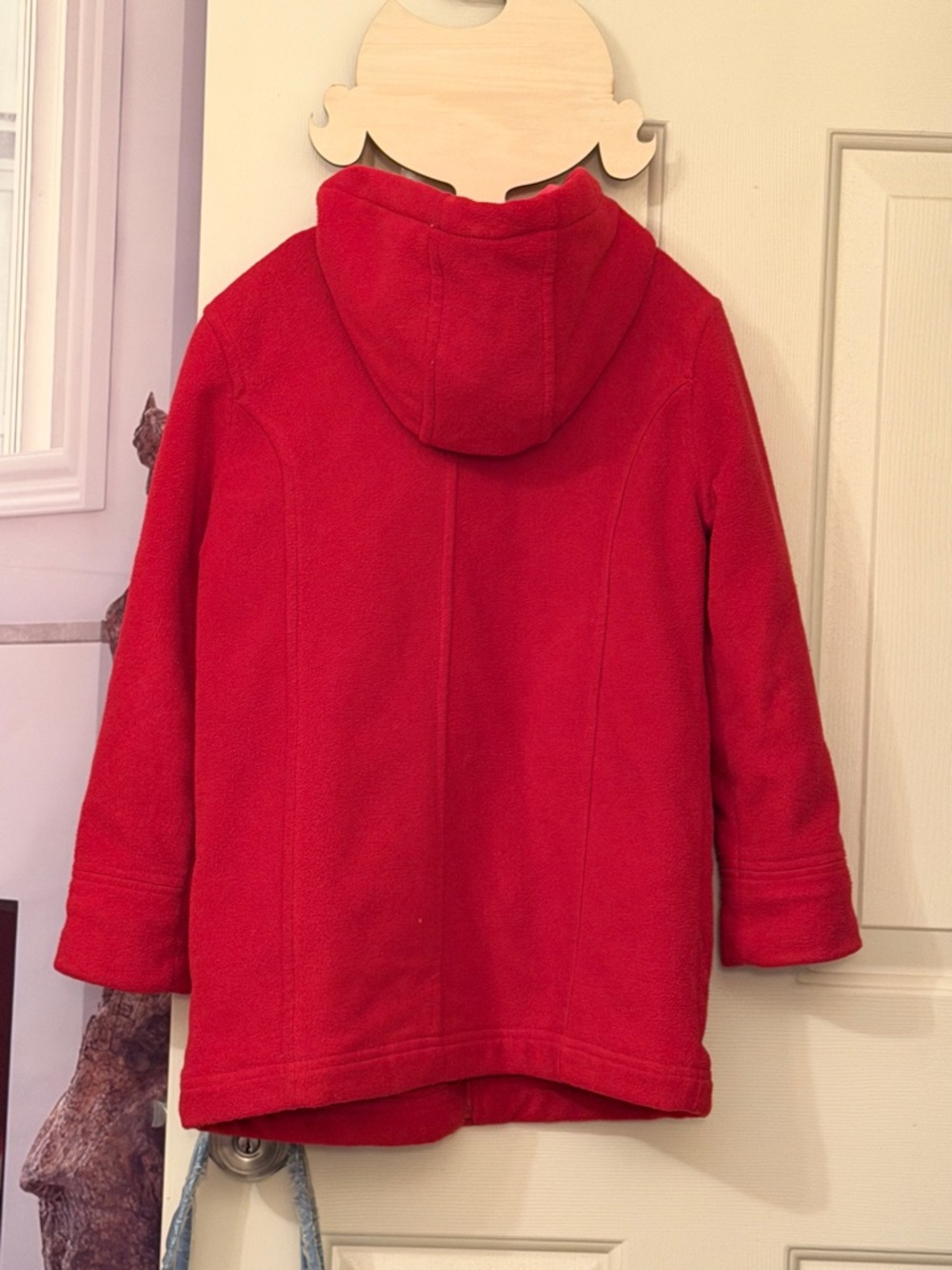 Old Navy Red Toggle Duffle Kids Coat. Size S - Picture 4 of 7